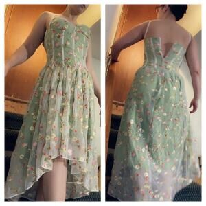 Matoshi inspired custom midi garden dress